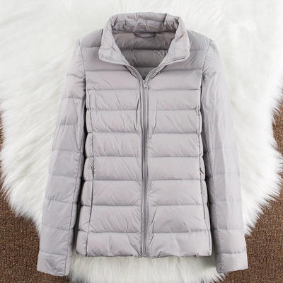 THE SERENA PUFFER JACKET | GRAY