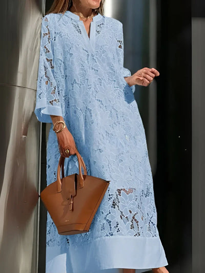 Marlene | Floral Lace Maxi Dress