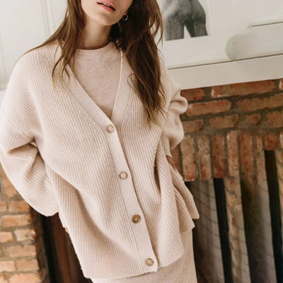 Madison | Women’s Cozy Loose-Fit Long Sleeve Winter Cardigan