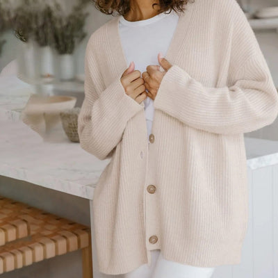 Madison | Women’s Cozy Loose-Fit Long Sleeve Winter Cardigan