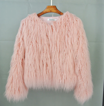 Ashley | Women’s Stylish Faux Fur Cropped Jacket