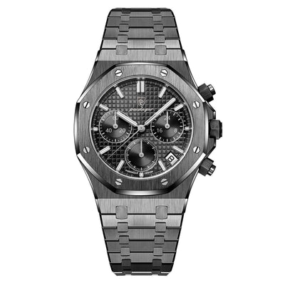 Serenade- Mens Watch Black Edition 42mm