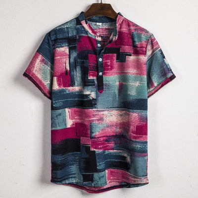 "Palm Grove" Plaid Shirt
