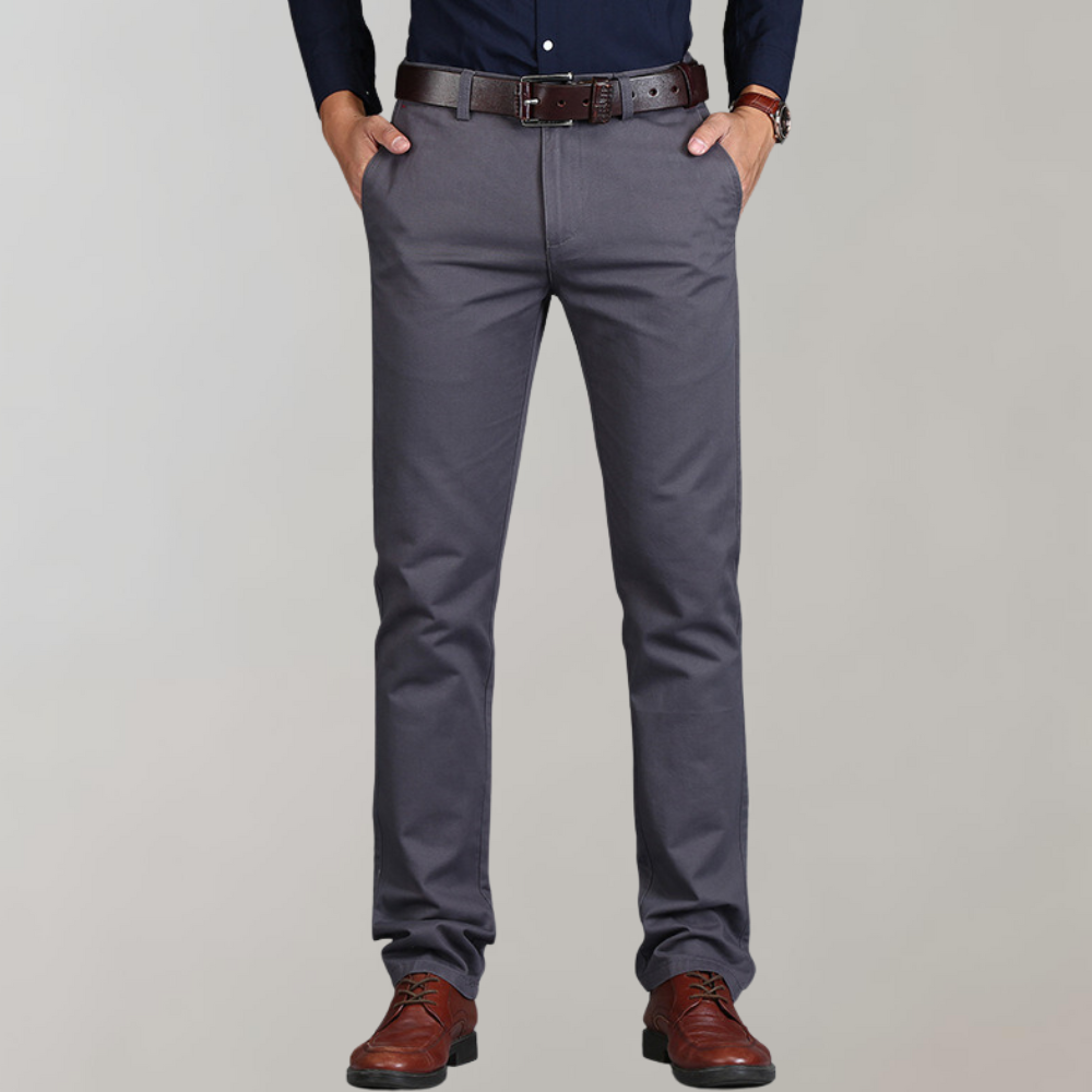 Avencea - Straight Cut Chino Pants for Men