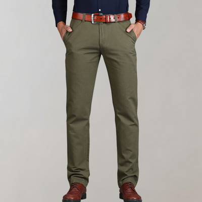 Avencea - Straight Cut Chino Pants for Men