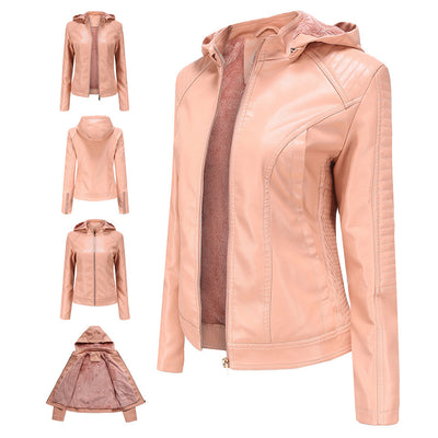 Avencea - Elegant leather jacket in stylish design