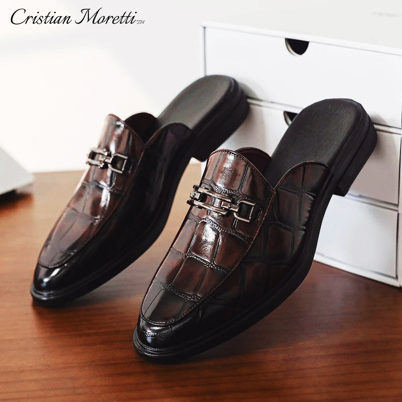 "Portofino" Leather Mules