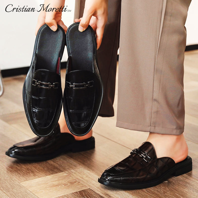 "Portofino" Leather Mules