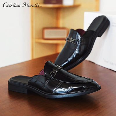 "Portofino" Leather Mules