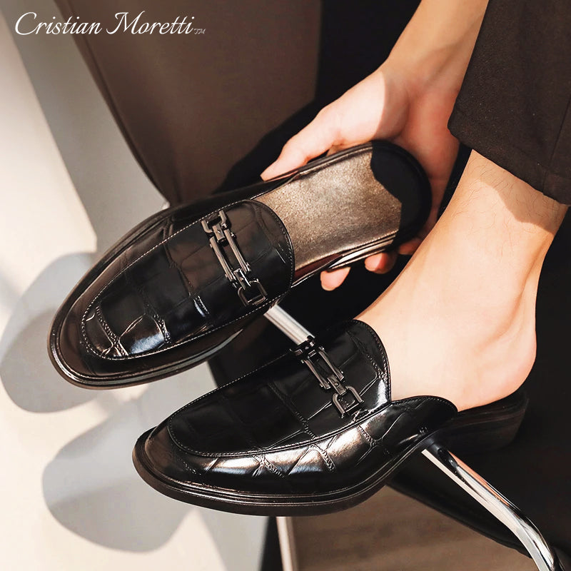 "Portofino" Leather Mules