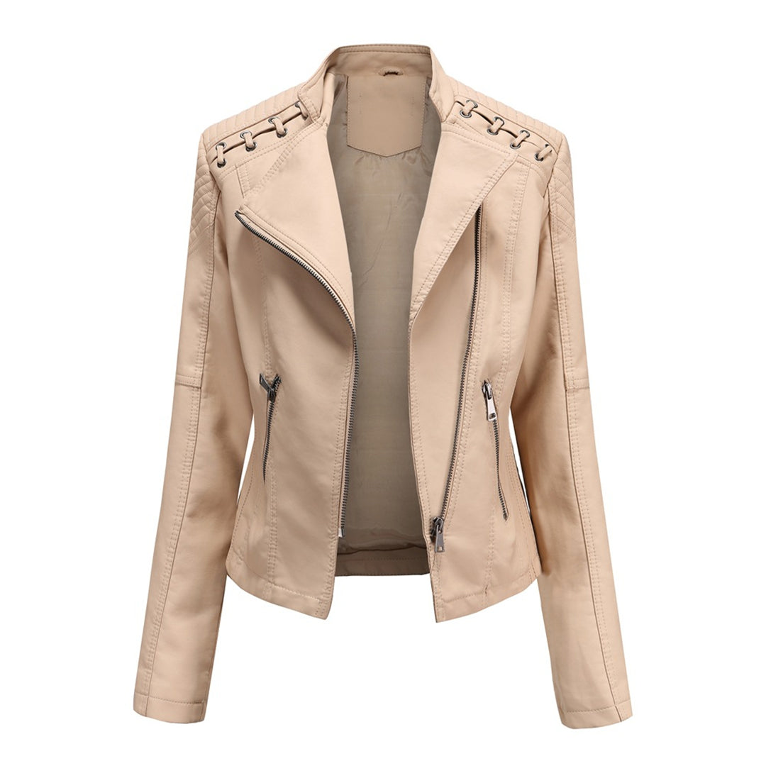 Avencea - Elegant leather jacket with stylish design
