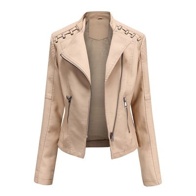 Avencea - Elegant leather jacket with stylish design