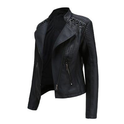 Avencea - Elegant leather jacket with stylish design