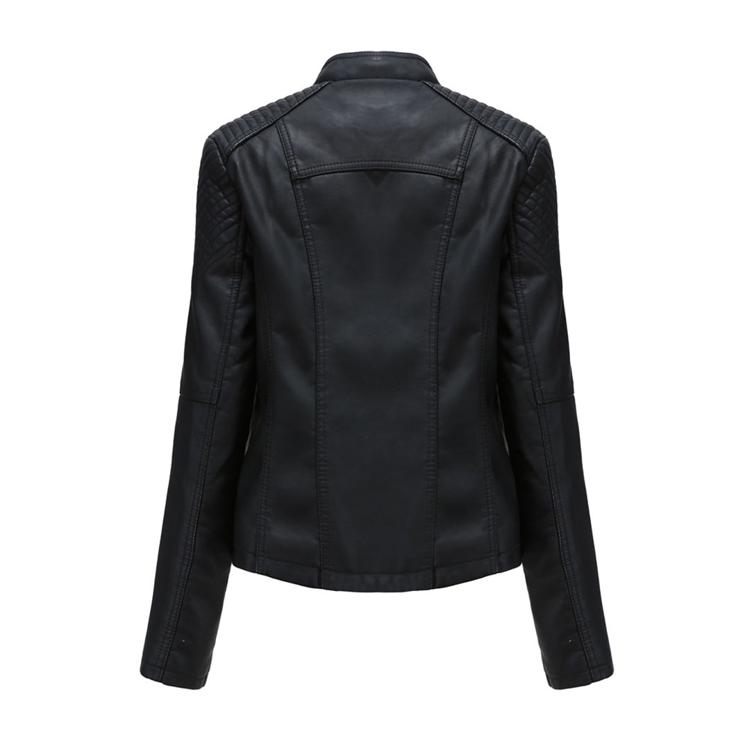 Avencea - Elegant leather jacket with stylish design