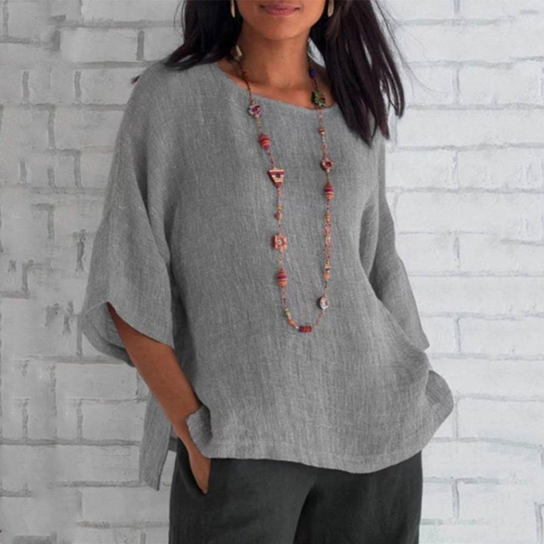 Avencea - Casual Linen Inspiration Top
