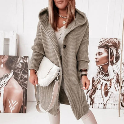 Avencea - COMFORTABLE AND STYLISH KNITTED CARDIGAN