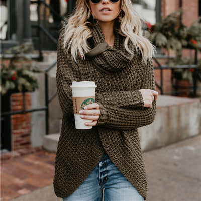 Jamie | Women’s Winter Cozy Wrap-Front Cardigan