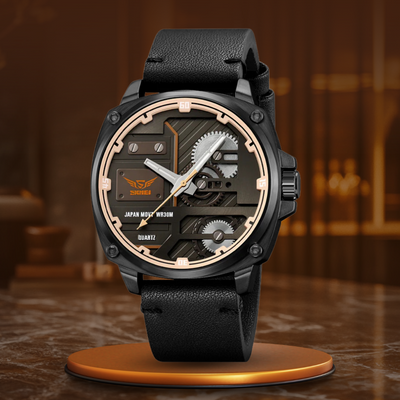 Quartz Leather Men's Watch™
