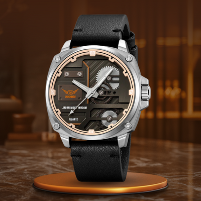 Harry Melbourne® - Quartz Leather Men's Watch