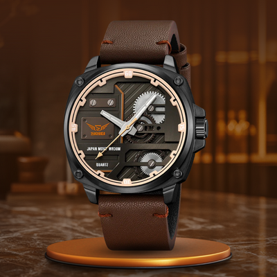 Harry Melbourne® - Quartz Leather Men's Watch