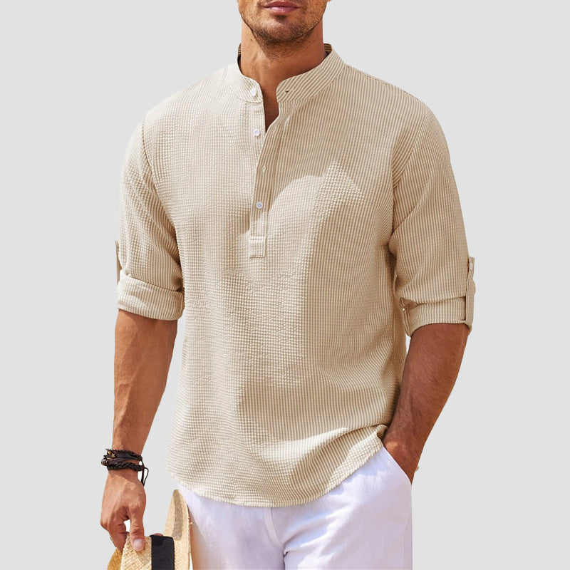 Raffaele Marini Sun Haven Henley Shirt