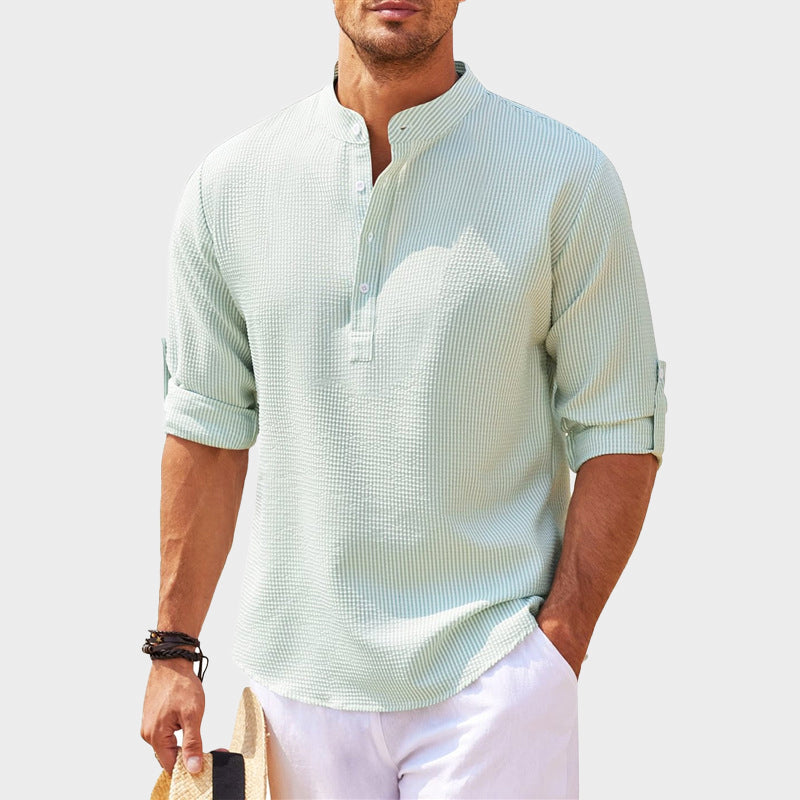 Raffaele Marini Sun Haven Henley Shirt