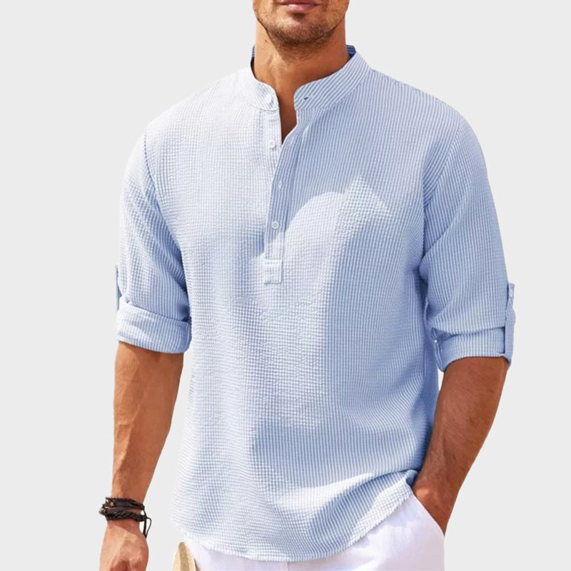 Raffaele Marini Sun Haven Henley Shirt