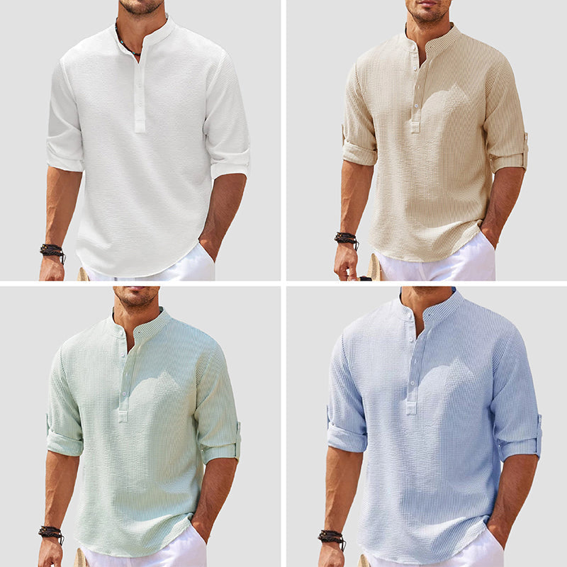 Raffaele Marini Sun Haven Henley Shirt