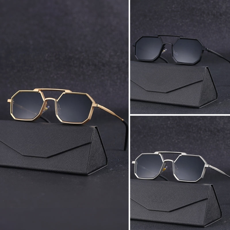 Raffaele Marini Golden Sunglasses