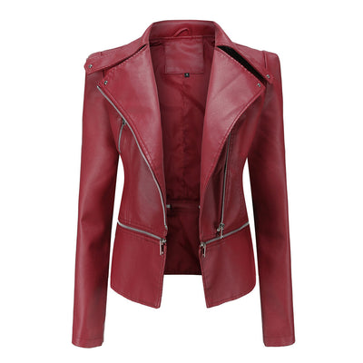 Avencea - Elegant Leather Jacket