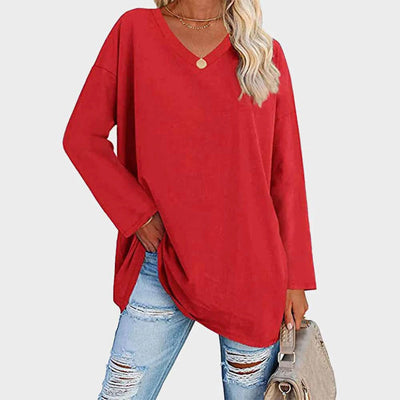 Avencea - Elegant Loose-Fitting Long Sleeves