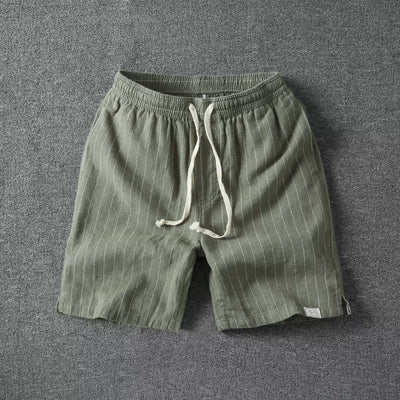 "Riviera Stripe" Drawstring Shorts