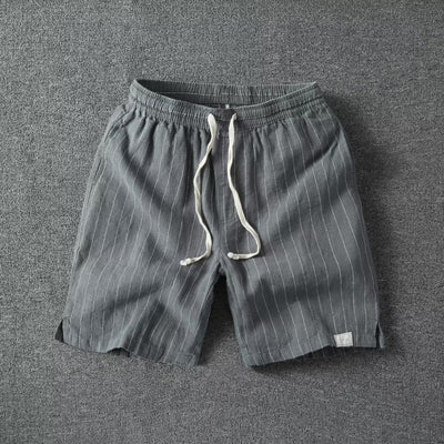 "Riviera Stripe" Drawstring Shorts