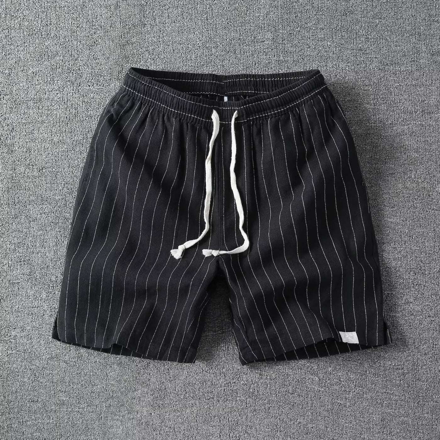 "Riviera Stripe" Drawstring Shorts