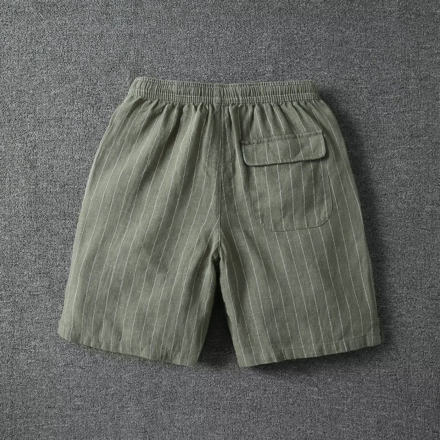 "Riviera Stripe" Drawstring Shorts