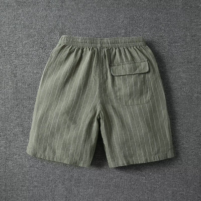 "Riviera Stripe" Drawstring Shorts