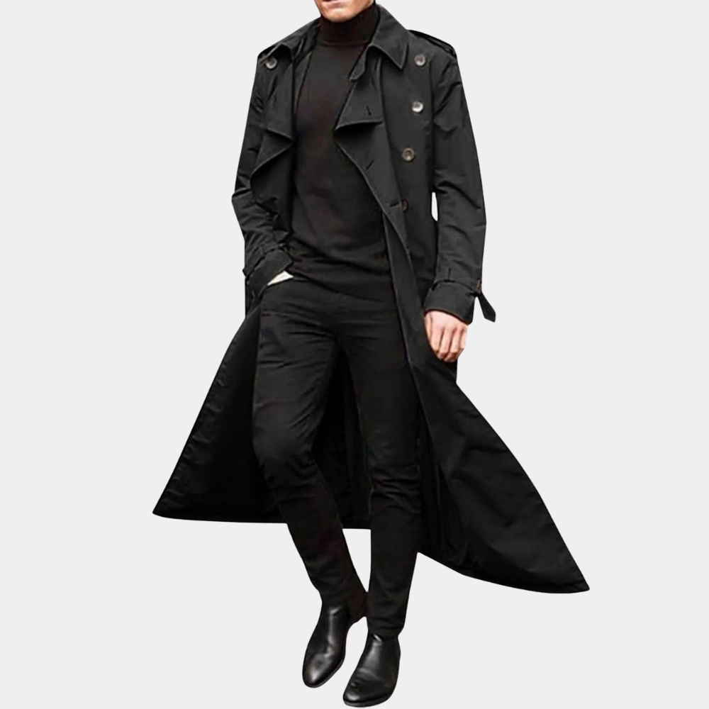 Avencea - Heren Trench Coat for Elegance and Functionality