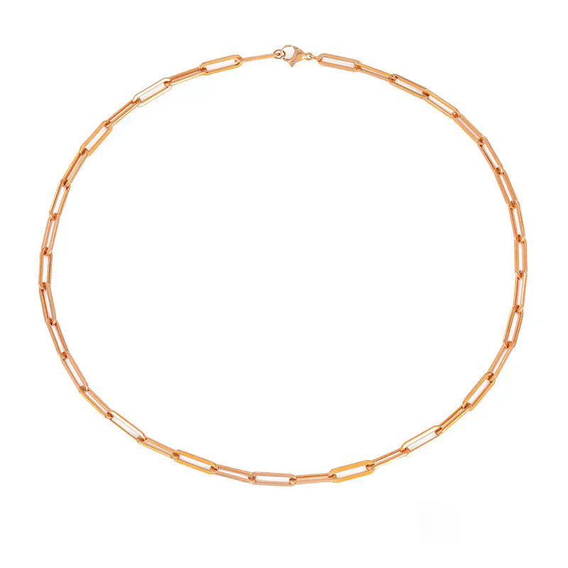 Archen Elegant Chain Necklace | White Gold 14k