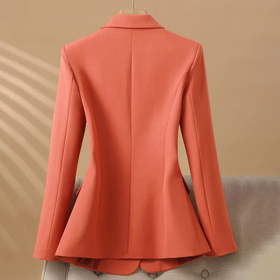 Camellia One-Button Blazer