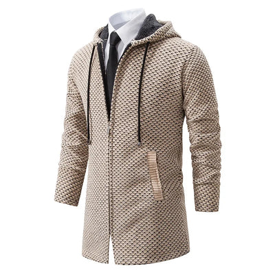Avencea - Hooded Wool Jacket for Men