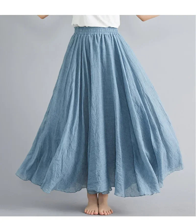 "Sunlit Breeze" Maxi Skirt