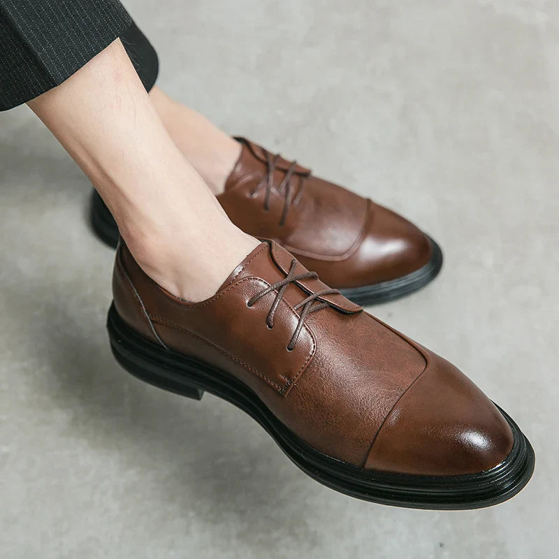 Ettore Rossi Leather Brogue Derbys