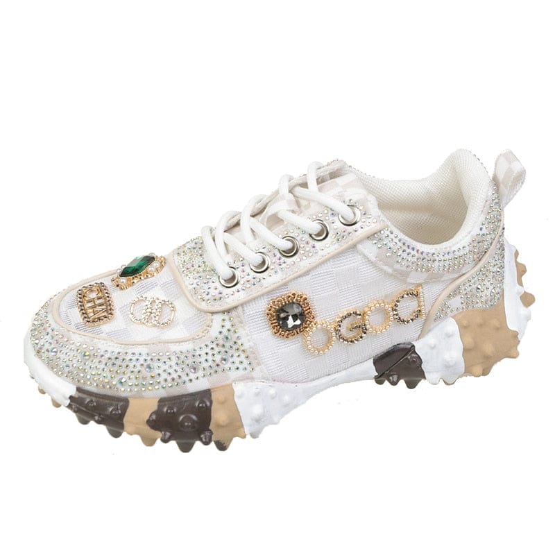 Avencea - Rhinestone Diamond Sneaker