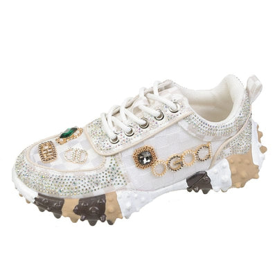 Avencea - Rhinestone Diamond Sneaker