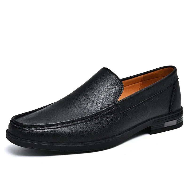 "Carlos" - Genuine Leather Slip-On Shoes