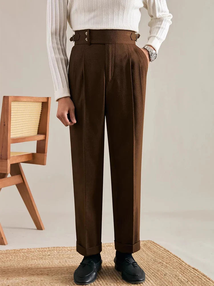 Leone Ricci Pleated Business Casual Pants