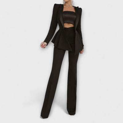 Trendy Two-Piece Blazer Set