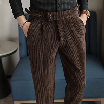 Christophe Marechal High Waist Casual Pants