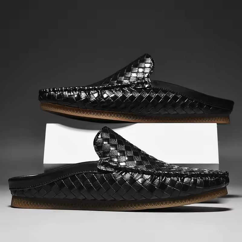 Men's Woven Half Slip Loafers