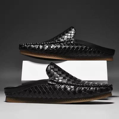 Men's Woven Half Slip Loafers